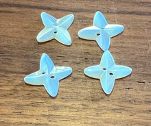 Load image into Gallery viewer, Vintage White Compass Star MOP 2 Hole Buttons