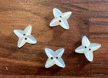 Load image into Gallery viewer, Vintage White Compass Star MOP 2 Hole Buttons