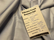 Load image into Gallery viewer, FF#267 Baby Blue Jacquard 100% Cotton Shirting Remnant 75% off!!