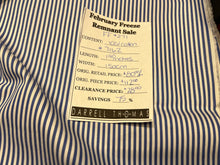 Load image into Gallery viewer, FF#271 Army Blue Pinstripe 100% Cotton Shirting Remnant 75% off!!