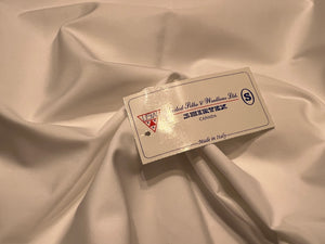 FF#272 Eggshell White 100% Cotton Shirting Remnant 75% off!! 2x Available