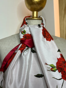 Exclusive Designer 100% Silk Reversible Scarf