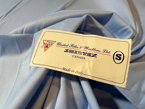 FF#273-A      Pale Blue 100% Cotton Shirting Remnant 75% off!!