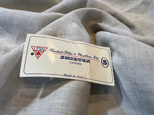 FF#278-A     Stone Beige Handkerchief 100% Linen Shirting Remnant 75% off!!