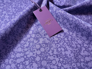 Liberty Purple Wiltshire Shadow 100% Cotton.   1/4 Metre Price