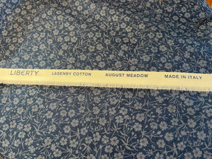 Liberty Midnight Blue August Meadow 100% Cotton.   1/4 Metre Price