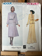 Load image into Gallery viewer, Rare Vintage Vogue Pattern #1983  Albert Nipon Size 10