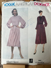 Load image into Gallery viewer, Rare Vintage Vogue Pattern #1984  Albert Nipon Size 10