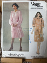 Load image into Gallery viewer, Rare Vintage Vogue Pattern #1166  Albert Nipon Size 10