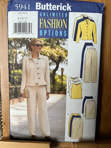 Butterick 5941 Size 8-10-12