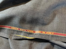 Load image into Gallery viewer, FF#253  Grey 100% Wool Gabardine Super 160&#39;s Remnant 75% off!!