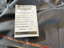 Load image into Gallery viewer, FF#253  Grey 100% Wool Gabardine Super 160&#39;s Remnant 75% off!!