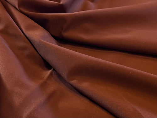 FF#254  Rust 100% Wool Stretch Gabardine  Remnant 75% off!!