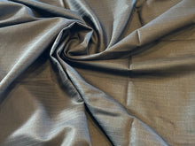 Load image into Gallery viewer, FF#257  Deep Charcoal Pinstripe 100% Wool Gabardine Super 160&#39;s Remnant 75% off!!