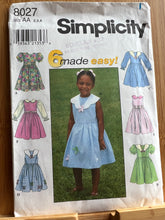 Load image into Gallery viewer, Simplicity Pattern #8027