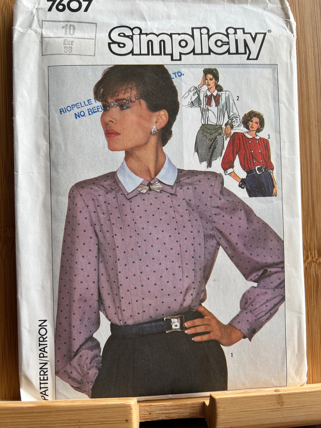 Simplicity Pattern #7607