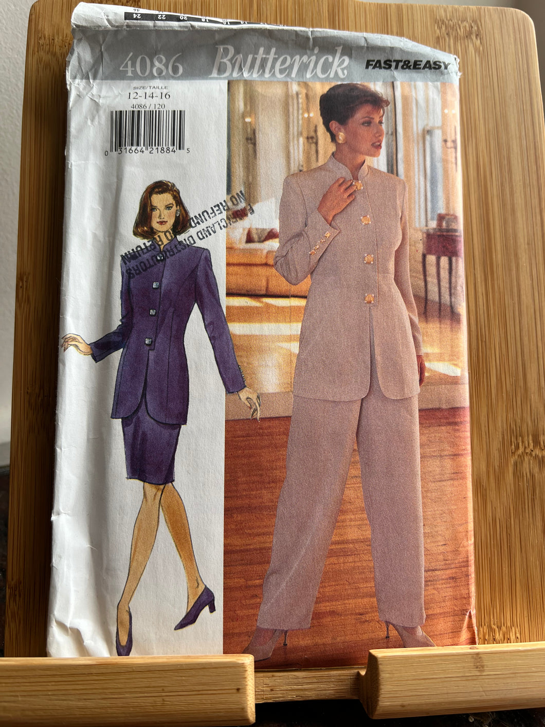 Butterick #4086  Size 12-14-16