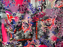 Load image into Gallery viewer, Signature Versace Graffiti 100% Polyester     1/4 Meter Price