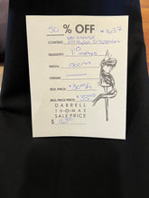 Load image into Gallery viewer, #1637 Black Ponte di Roma Knit 68% Viscose 27% Nylon 5% Spandex Remnant