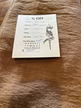 Load image into Gallery viewer, #1640 Crinkle Latte 100% Linen Remnant