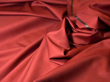 Load image into Gallery viewer, Burnt Cinnamon 100% Wool Gabardine Suiting.   1/4 Metre Price
