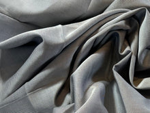 Load image into Gallery viewer, FF#6  Silver Grey Weave 100%Cotton Italian Shirting Remnant 70% OFF