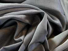 Load image into Gallery viewer, FF#6  Silver Grey Weave 100%Cotton Italian Shirting Remnant 70% OFF
