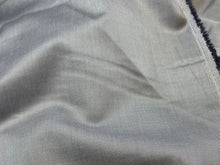 Load image into Gallery viewer, FF#6  Silver Grey Weave 100%Cotton Italian Shirting Remnant 70% OFF