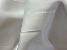 Load image into Gallery viewer, FF#7  White Twill 100%Cotton Italian Shirting Remnant 70% OFF