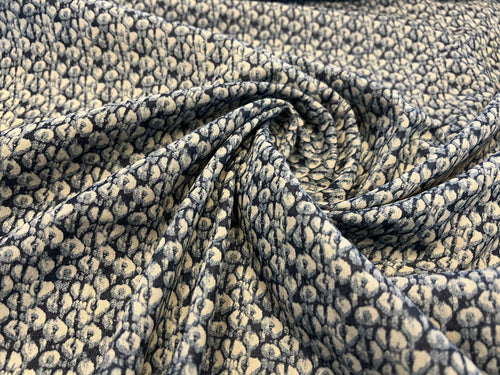Italian Lightweight patterned Denim 100% Cotton  1/4 Metre Price