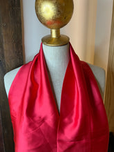 Load image into Gallery viewer, Tomato Red  100% Silk Charmeuse Scarf
