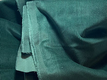 Load image into Gallery viewer, FF#366 Spruce Green 98% Cotton 2% Elastane Wide Wale Corduroy Remnant 75% Off!!