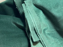 Load image into Gallery viewer, FF#366 Spruce Green 98% Cotton 2% Elastane Wide Wale Corduroy Remnant 75% Off!!