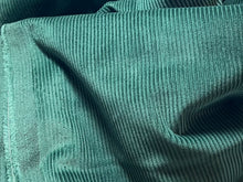 Load image into Gallery viewer, FF#366 Spruce Green 98% Cotton 2% Elastane Wide Wale Corduroy Remnant 75% Off!!