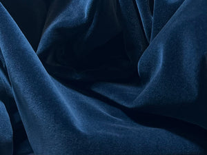 FF#368 Marine Blue 100% Cotton Velvet Remnant 75% Off!!