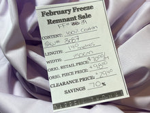 Load image into Gallery viewer, FF#39 Lavender 100%Cotton Italian Shirting Remnant 70% OFF