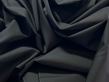Load image into Gallery viewer, FF#90  Black 100%Cotton Italian Shirting Remnant 70% OFF
