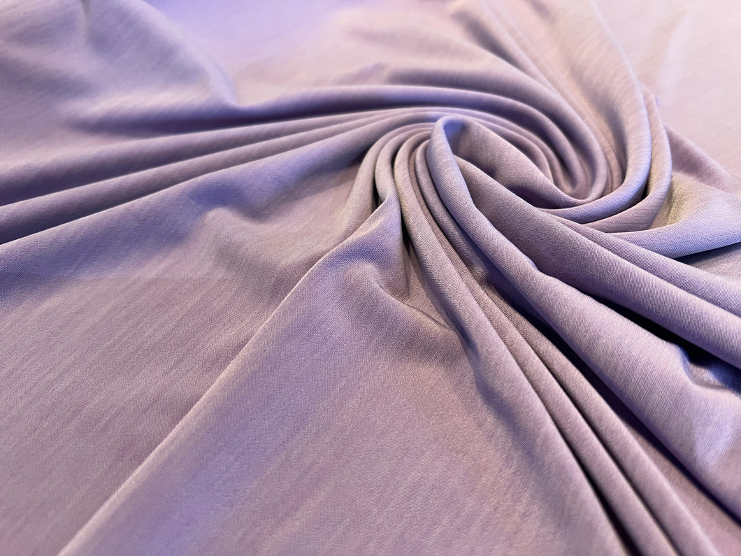 Lavender Textured 92% Polyester 8% Spandex Knit.   1/4 Metre Price