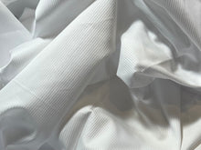 Load image into Gallery viewer, FF#97   Blue Striped 100%Cotton Italian Shirting Remnant 70% OFF