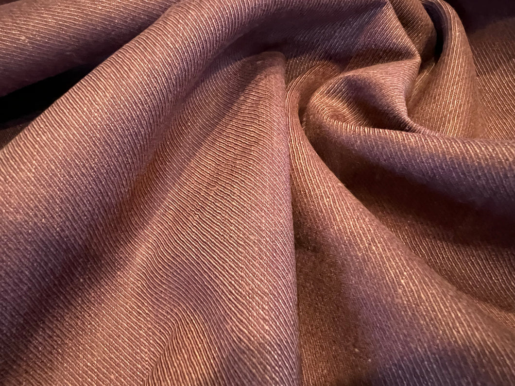 Vinland Rose 50% Wool, 50% Linen Suiting.    1/4 Metre Price