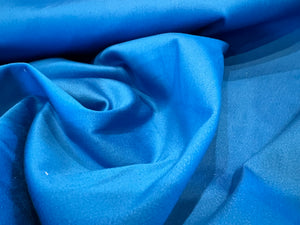 Azure Blue 98% Cotton 2% Elastane Italian Denim.   1/4 Metre Price