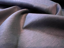 Load image into Gallery viewer, Bordeaux &amp; Black Mix 50% Wool, 50% Linen.   1/4 Metre Price
