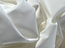 Load image into Gallery viewer, FF#122 White 100%Cotton Italian Shirting Remnant 70% OFF 2x Available