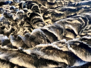 Chinchilla 100% Polyester Faux Fur    1/4 Metre Price
