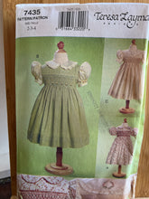 Load image into Gallery viewer, Vogue #7435 Size 2-3-4- Children&#39;s dress