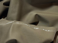 Load image into Gallery viewer, FF#159 Khaki Stretch 100% Wool Gabardine Remnant 90% Off!!