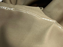 Load image into Gallery viewer, FF#159 Khaki Stretch 100% Wool Gabardine Remnant 90% Off!!