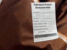 Load image into Gallery viewer, FF#161 Caramel Brown 100% Wool Flannel Remnant 90% Off!!