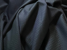 Load image into Gallery viewer, FF#174 Navy Diamond Jacquard Super 130's 100% Wool GabardineRemnant 75% Off!!