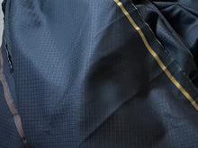 Load image into Gallery viewer, FF#174 Navy Diamond Jacquard Super 130's 100% Wool GabardineRemnant 75% Off!!